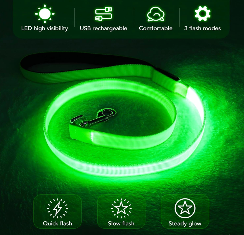 LED Dog Leash