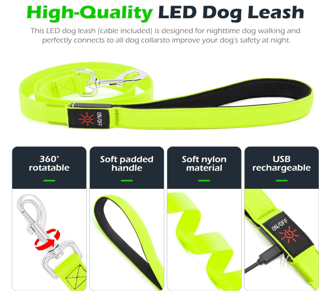 LED Dog Leash